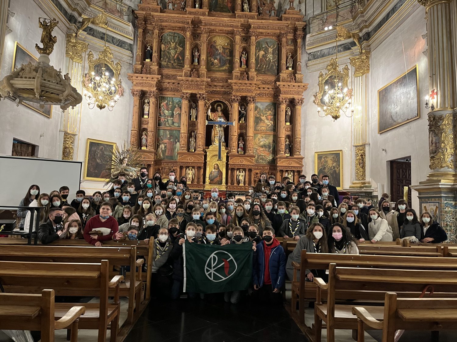 entrega crismó sobre bandera guadassuar 1