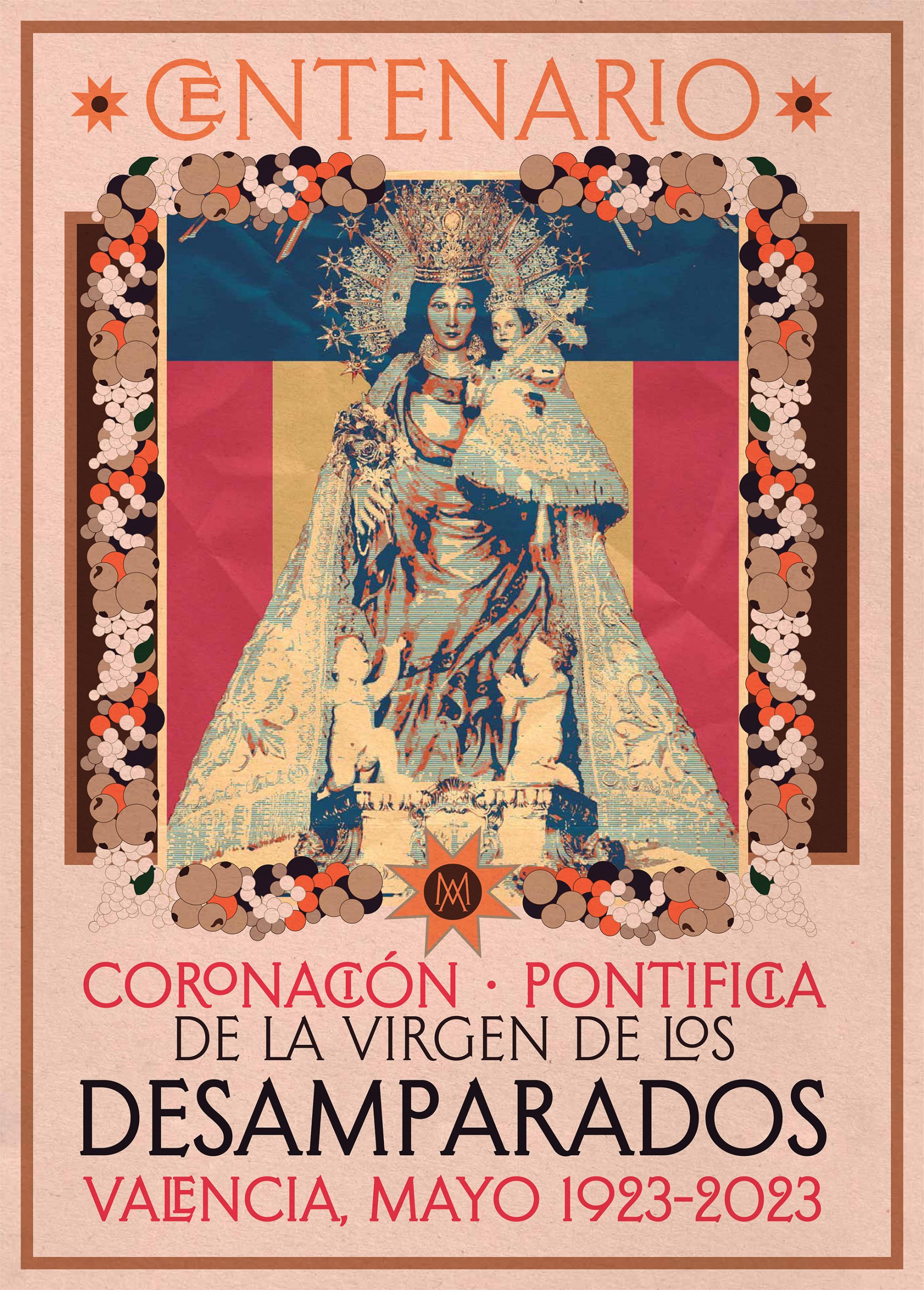 cartell centenari coronació mare de déu dels desemparats