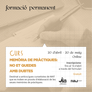 curs memòria pràctiques
