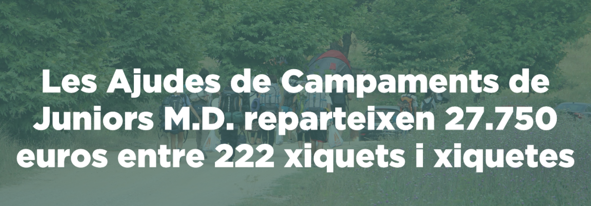 resultat ajudes campaments